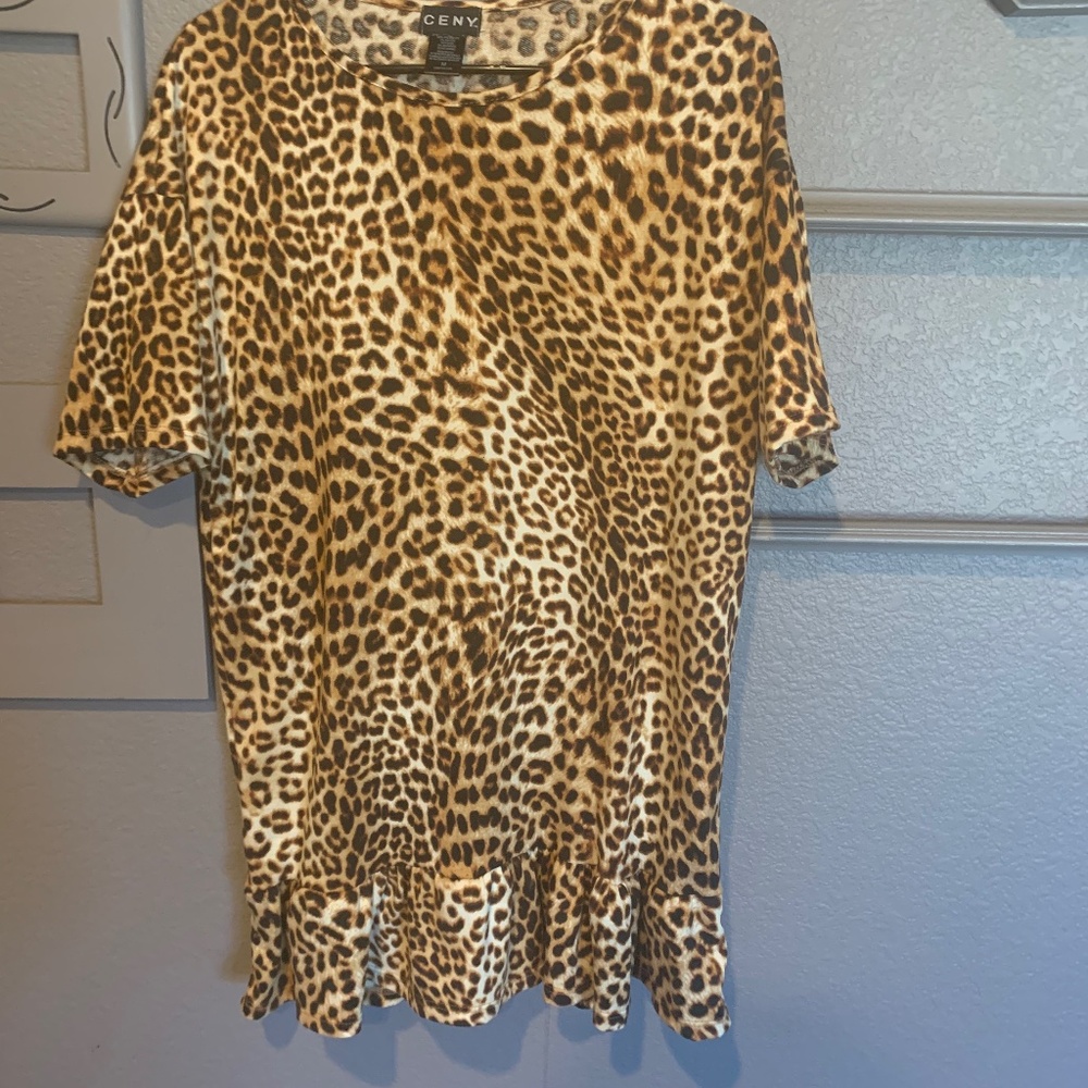 Leopard shift dress *mini*